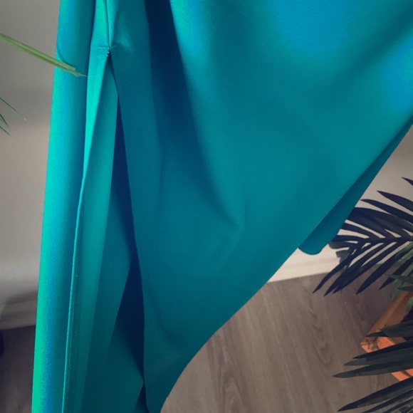 Teal Double Split Maxi Dress - Picture 8 of 8